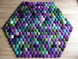 To connect them into a quilt, simply tie them together using an easy technique explained in the pattern. Ravelry The Beekeeper S Quilt Pattern By Tiny Owl Knits Tiny Owl Knits Bubble Quilt Hexagon Patchwork