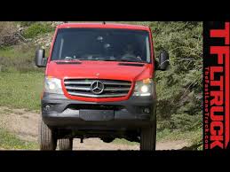 2015 Mercedes Benz Sprinter 4x4 Van Off On Road Review Youtube