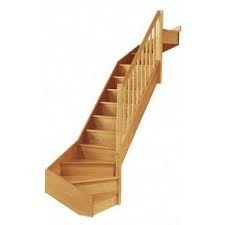 Escalier Soft Quart Tournant Bas Haut A Droit H274 Rampe Classic Bois Escalier Bois Hetre Escalier Quart Tournant Haut