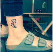 Image Result For Origami Cat Tattoo Geometric Cat Tattoo Geometric Tattoo Cat Outline Tattoo