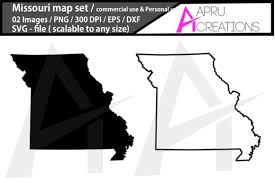Download Missouri Map Missouri Map Outline Graphic By Aparnastjp Creative Fabrica PSD Mockup Templates