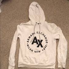 Armani exchange polo shirt with half zip in white. Armani Exchange Shirts Mens Armani Exchange Hoodie Poshmark
