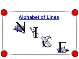 Each type of line has a very precise symbolic meaning. Alphabet Of Lines