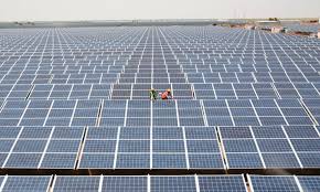 Datong solar power plant in china has the potential to be the largest solar plant in the world once completed. Solar Power Plant