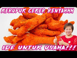 Namun, selain itu kamu bisa coba membuat kaldu ceker ayam. Bikin Krupuk Kaki Ayam Krupuk Ceker Ide Untuk Usaha Youtube