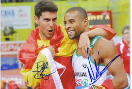 He had just two legal jumps, his first jump of 16.68m and his fourth 17.11m, exactly indeed as. Kelocks Autogramme Nelson Evora Pablo Torrijos Leichtathletik Autogramm 13x18 Cm Foto Original Signiert Online Kaufen