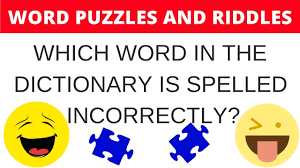 Check spelling or type a new query. Word Puzzles And Riddles For Students