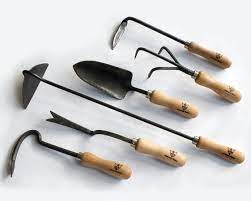 6 Piece Garden Tool Set Cultivator Hand Hoe Harrow Rooter Trowel Weeder Garden Tools Garden Tool Set Small Garden Tools