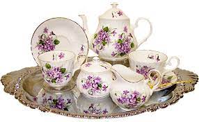 Violet English Bone China Tea For Two Set The Teapot Shoppe Inc Bone China Tea Set English Tea Set China Tea Sets