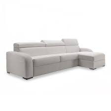 Si le couchage est régulier, il faut seulement enlever les coussins de dos pour pouvoir déployer le canapé. Canape D Angle Convertible Blanc Meubles Et Atmosphere