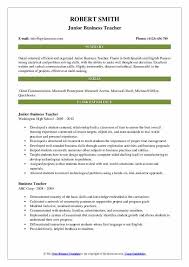 Acquisition of knowledge or skill from a particular starting point or readiness level. Business Teacher Resume Samples Qwikresume