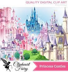 Princess Castles Png Pack High Quality Digital Art Transparent Background Png Clipart Design Image Files Princess Castle Clipart Design Clip Art