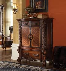 Dresden bedroom set in gold. 12140 Bedroom Cherry Oak Finish Dresden Collection By Acme Furniture