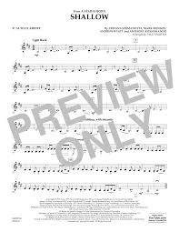 Lady Gaga Bradley Cooper Shallow From A Star Is Born Arr Paul Murtha Eb Alto Clarinet Sheet Music Download Printable Pop Pdf Concert Band Score Sku 406684