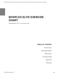 Exercise Online Charts Collection