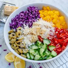 Don't skip the proper serving protocol. Simple And Easy Vegetarian Pasta Salad Healthy Fitness Meals