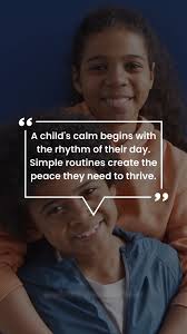 🌿 A child’s calm is rooted in the gentle rhythm of their day. 🕊️, By  embracing simple routines, we create a space for them to grow, explore, and  find peace in a world that often feels too big. 🧡✨ ...