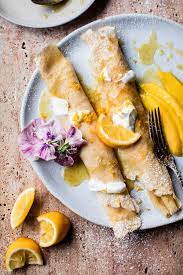 Meyer Lemon Chamomile Suzette Crepes With Greek Yogurt Half Baked Harvest Recipe Easter Brunch Food Brunch Recipes Recipes