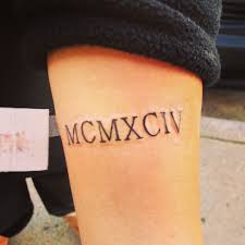 Roman numeral tattoos have become so popular. 1994 Roman Numerals Tattoo Designs Australian Hotel And Brewery