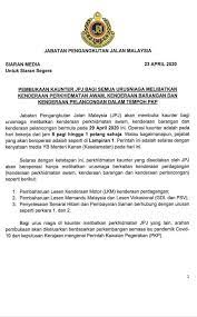 Mini utc sungai petani, kedah; Senarai Kaunter Jpj Yang Dibuka Semasa Pkp
