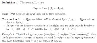 The two main types of meaning that are readily observed are the grammatical and the lexical meanings to in some parts of speech the prevailing component is the grammatical type of meaning. Meaning Of The Notation Typ Tvar Typ Typ Computer Science Stack Exchange