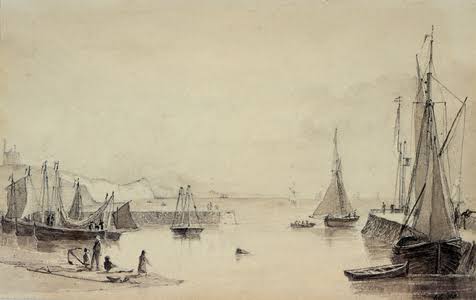 Image of View of Bombay from Colaba, 1826 (lithograph) by Gonsalves, Jose M. (fl.1826-42)
