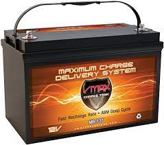 Amazon Com Vmax Mr137 120 Agm Sealed Marine Agm Battery 12v 120ah For 50lb 110lb Thrust Minn Kota Newp Deep Cycle Battery Solar Pv Panel Solar Energy System