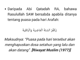 Dikutip dari puasa tarwiyah dan arafah yang ditulis anam, ditulis keterangan soal keutamaan puasa arafah ini. Mrs Pip