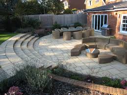 Seating And Hard Landscaping Modern Garden Patio Curved Patio Patio Garden