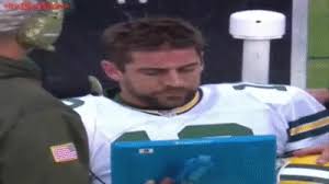 Still dating his girlfriend olivia munn? Aaron Rodgers Throws Tablet After Missing Open Receiver On Make A Gif