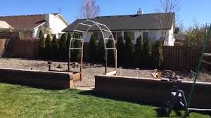 You can customize the size to suit the needs of your garden as well. Easy Build Garden Arch Trellis Youtube
