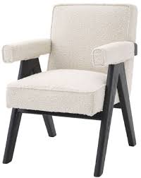 Cream black and wood kitchen. Casa Padrino Luxury Dining Chair Cream Black 63 X 70 X H 87 5 Cm Noble Kitchen Chair With Armrests Luxury Dining Room Furniture