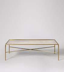 Showing results for antique brass coffee table. Orla Coffee Table Art Deco Style In Shiny Antique Brass Antiqued Mirror Swoon