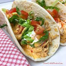 Slow Cooker Queso Chicken Tacos Chicken Crockpot Recipes Pot Roast Slow Cooker Mexican Food Recipes
