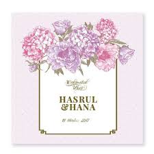 Bila berbicara soal persiapan perkahwinan, kad kahwin. Kad Kahwin Floral 65 Purple Kad Kahwin Klasik Kad Kahwin Floral Kad Kahwin Design Kad Kahwin Malays Vintage Cards Vintage Floral Vintage Greeting Cards