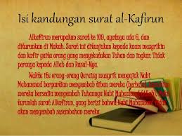 Masad surat al ikhlas surat al falaq surat an nas. Isi Kandungan Surat Al Kafirun Sd Cute766