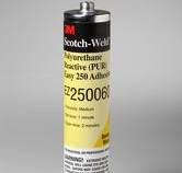 3M Scotch-Weld Polyurethane Reactive (PUR) Easy Adhesive EZ250060, 1/10 gal  Cartridge, 5 per case, Applicator Needed