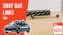How to replace the sway bar links Peugeot 206 🚗