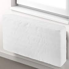 Each one is made from a polyester and cotton blend and features an insulating polyethylene foam liner. Buy Kraftex Indoor Air Conditioner Cover White Window Air Conditioner Cover For Inside Wall Unit With Double Insulation Winter Ac Cover Ac Covers For Inside Units L 28in X