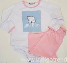 Pijama Little Bear Rosa Indigo Trend Pijamas Indigo Trend
