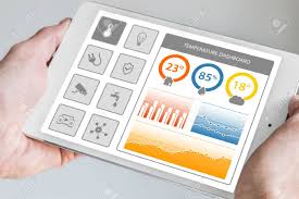 What i love most about it is how minimalist, yet customizable it is. Smart Home Automation Control Dashboard Gerate Und Sensoren Im Haus Oder Eine Wohnung Zu Smart Hand Halt Moderne Tablette Lizenzfreie Fotos Bilder Und Stock Fotografie Image 49808940