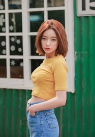 Byun Jungha Byeon Jeongha Model Korean Model Ulzzang Stylenanda Short Hair Outfits Model Byun Jungha