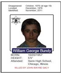 John wayne gacy from 1972 to 1978, would sexually assault, torture and murder 33 young men and boys. Unknown Victim Of John Wayne Gacy Is Identified