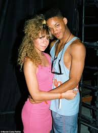 Mariah and jay had an explosive meeting. Mariah Carey Embraces Will Smith In Affectionate 1988 Flashback Friday Snap Daily Mail Online