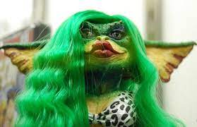 chalker stalker mom got her hair done green with envy for terri we ll see if her gremlin followers will do it too グレムリン 映画 アート