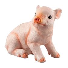 Maybe you would like to learn more about one of these? Amazon Com Fox Valley Traders Resin Pig Garden Statue Animal Figurine For Outdoor Lawn Decor 7 1 3 Long X 4 Wide X 7 High Garden Outdoor