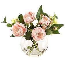 We would like to show you a description here but the site won't allow us. Artificial Peony Dark Pink Peonies In Fish Bowl Vase Fish Bowl Vases Fake Flower Arrangements Wedding Vase Centerpieces