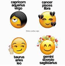 These emojis are available for use on most mobile devices as well as this list show these emojis' names and how they appear when they are used on various platforms. Signs As Emojis Which One Are You Maleo Zodiac World Facebook