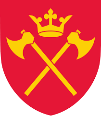 Bergen, 60° 23′ 36» nordlig bredde, 5° 20′ 6» østlig lengde, er norges nest største by, omgitt av 7 fjorder: Fil Hordaland Vapen Svg Wikipedia