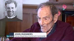 John Manners (aged 105) thanked by Norway (WWII) (UK)